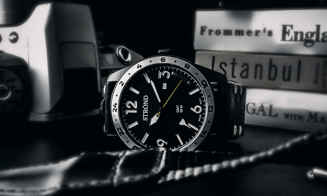 The SSC-101 24h GMT, All Black with Steel Bezel